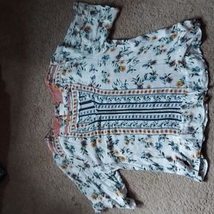 Lucky Brand size L floral top